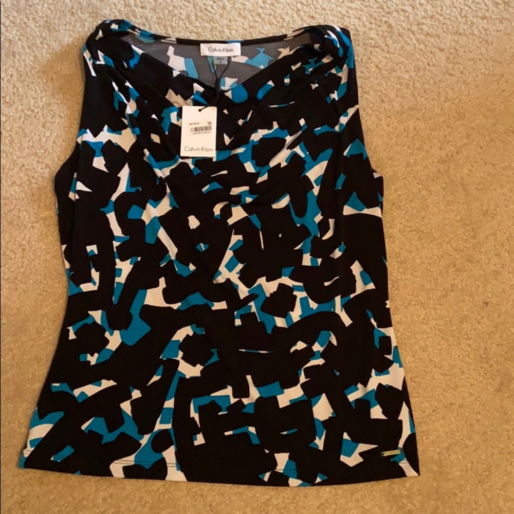 Calvin Klein sleeveless blouse. Size medium